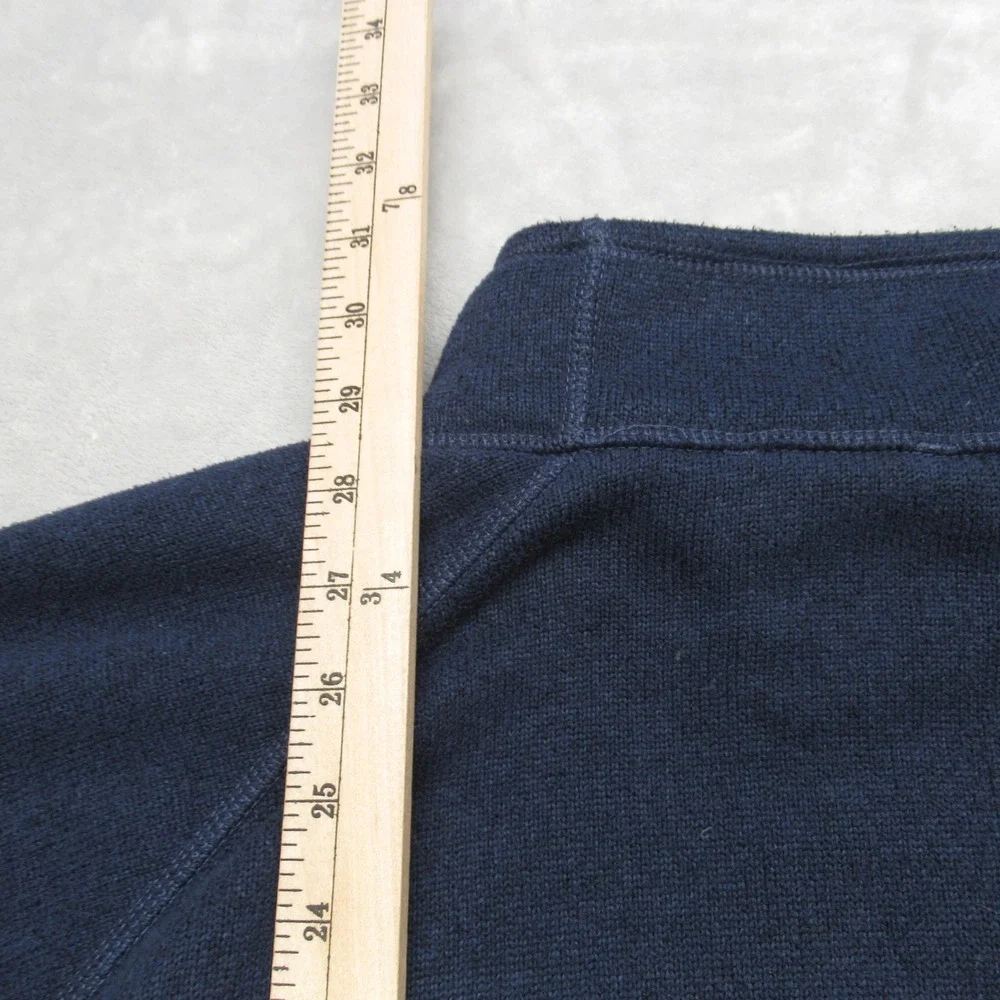 The North Face Jacket Mens XL Blue Pockets Raglan Sleeve Full Zip Fleece Outdoor